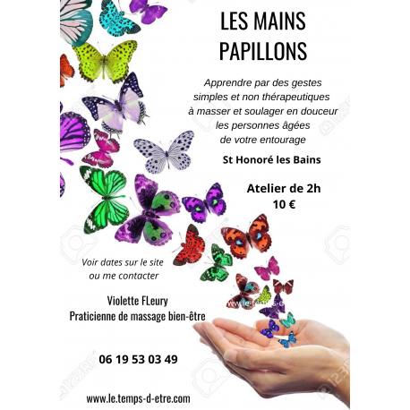Les mains papillons : masser les personnes âgées Les mains papillons : masser les personnes âgées