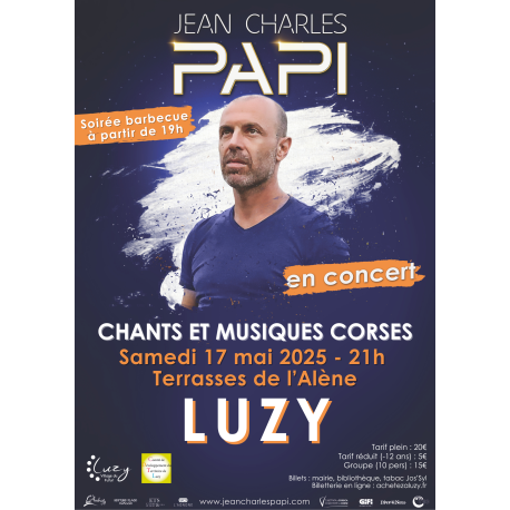 Concert chants corses Jean-Charles Papi