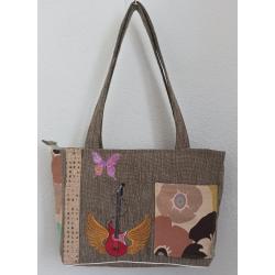 Sac fourre tout beige