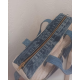 Sac écru et jean bleu