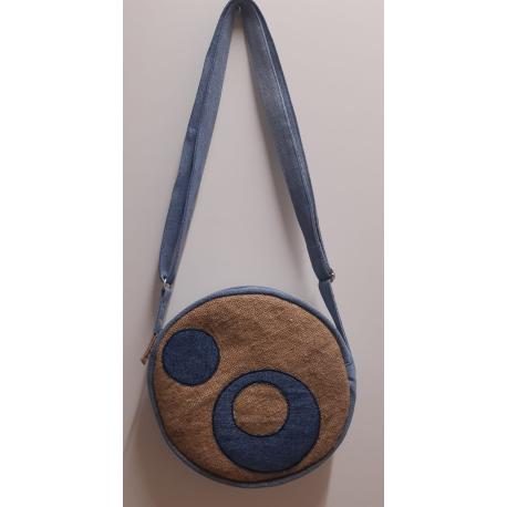 Sac rond  bandoulière réglable