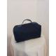 Trousse rectangulaire , bleu marine.