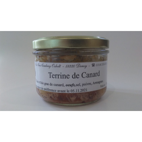 Terrine de canard aux trompettes