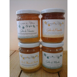 Confiture et gelée a base de plantes ou fleurs (250g)