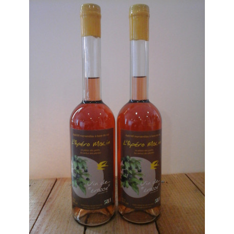 Vin apéritif de plantes ou fleurs