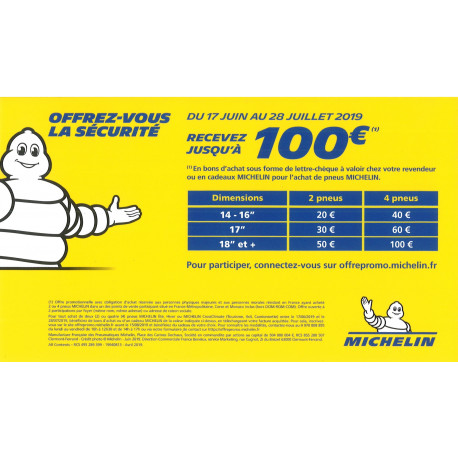 Offre pneumatiques MICHELIN Offre pneumatiques MICHELIN