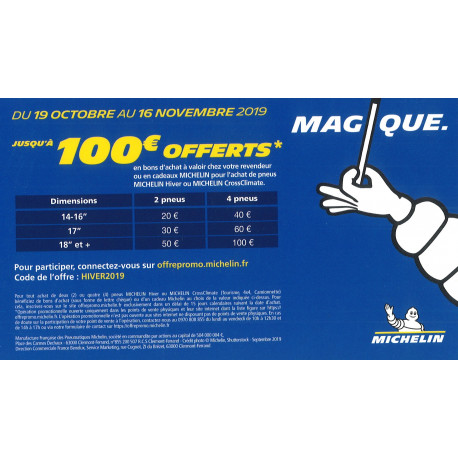 OFFRE : Pneus Hiver ou Crossclimate MICHELIN - Garage DACHÉ OFFRE : Pneus Hiver ou Crossclimate MICHELIN - Garage DACHÉ