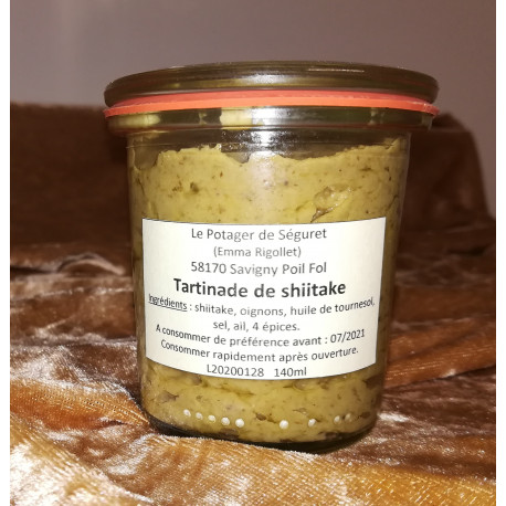 Tartinades de shiitake (140ml) Tartinades de shiitake (140ml)