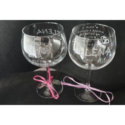 Gravure sur VERRES - production artisanale