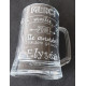 Gravure sur VERRES À BIÈRE - production artisanale