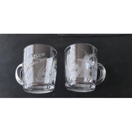 Mugs gravés - production artisanale Mugs gravés - production artisanale