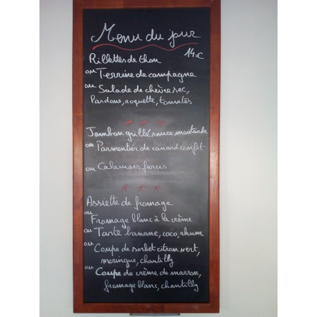 Menu de la semaine à la Bonne Auberge