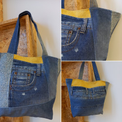 Sac en Jean taille M - Emilie Cloix