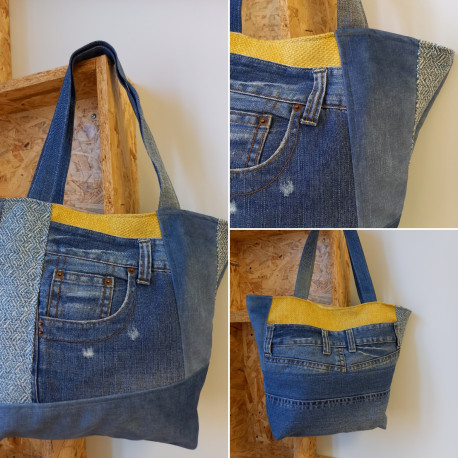 Sac en Jean taille M - Emilie Cloix