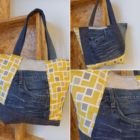 Sac en Jean taille M - Emilie Cloix Sac en Jean taille M - Emilie Cloix