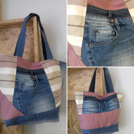 Sac en Jean taille M - Emilie Cloix Sac en Jean taille M - Emilie Cloix