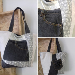 Sac en Jean taille M - Emilie Cloix