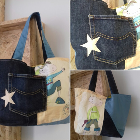 Sac en Jean taille S - Emilie Cloix