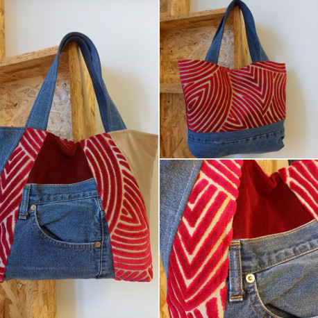 Sac en Jean taille S - Emilie Cloix