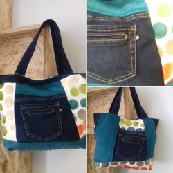 Sac en Jean taille S - Emilie Cloix