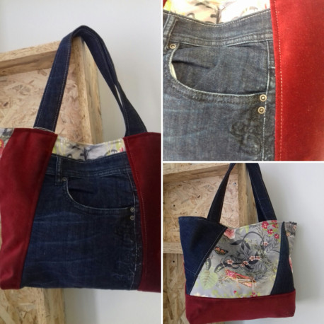 Sac en Jean taille S - Emilie Cloix