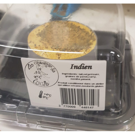 Fromage de chèvre aromatisé INDIEN Fromage de chèvre aromatisé INDIEN