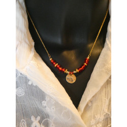 Collier - CREOLES CHICS Rouge translucide