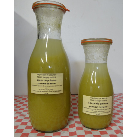 Soupes de poireaux et pommes de terre Soupes de poireaux et pommes de terre
