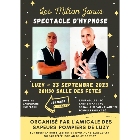 Spectacle d'hypnose - Les Milton Janus